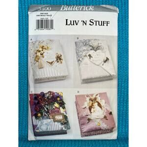 Butterick Sewing pattern 3400 decorative memory box 1980s